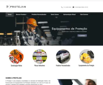 Protejan.com.br(Sinalização Viária e Equipamentos de Segurança) Screenshot