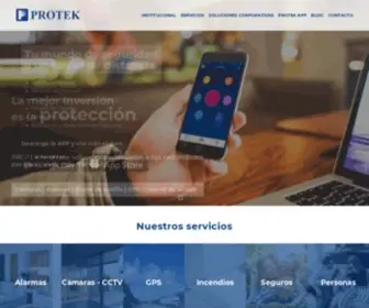 Protek.com.py(Protek Empresa de Seguridad) Screenshot