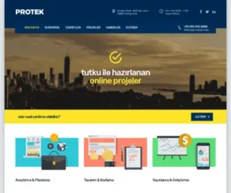 Protek.com.tr(Profesyonel Teknoloji) Screenshot