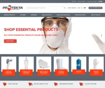 Protekta.co.za(Protekta Safety Gear) Screenshot