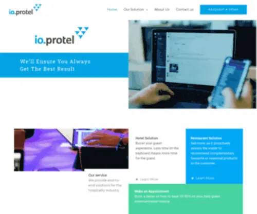 Protel-IO.com(Protel Indian Ocean) Screenshot