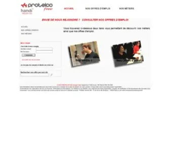 Protelco.fr(Offres d'emploi Protelco) Screenshot