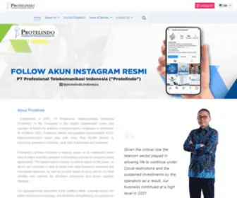 Protelindo.net(PT Profesional Telekomunikasi Indonesia) Screenshot