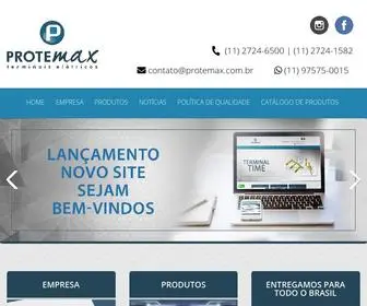 Protemax.com.br(Terminais Elétricos) Screenshot