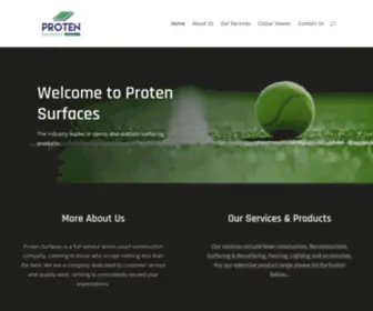 Proten.co.za(Proten Surfaces) Screenshot