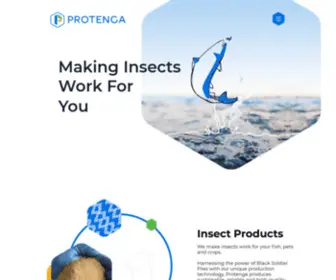 Protenga.com(Insect Technology & Products) Screenshot