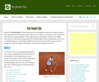 Protennistips.net(Pro Tennis Tips) Screenshot