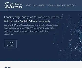 Proteomesoftware.com(Proteome Software) Screenshot
