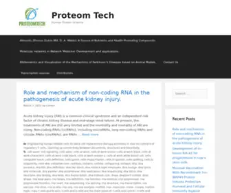 Proteomtech.com(Human Protein Science) Screenshot