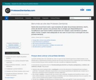 Protesesdentarias.com(Protese dentaria) Screenshot