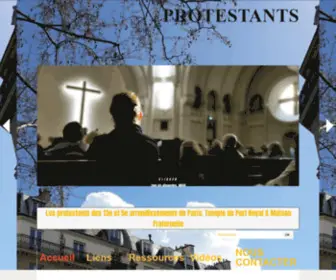 Protestantsquartierlatin.net(Église) Screenshot