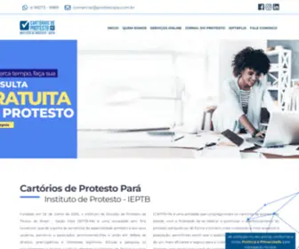 Protestopa.com.br(Cartório de Protesto do Pará) Screenshot