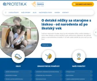 Protetika.sk(Špecialista na zdravotné pomôcky a ortopedickú obuv) Screenshot
