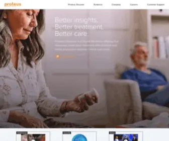 Proteus.com(Proteus’s Digital Health Feedback System) Screenshot