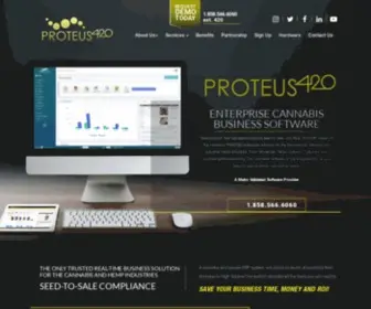 Proteus420.com(PROTEUS 420) Screenshot