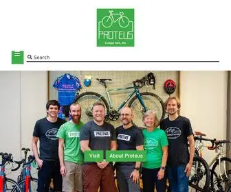 Proteusbicycles.com(Proteus Bicycles) Screenshot