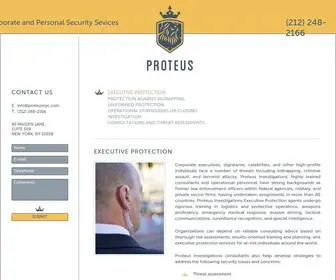 Proteusnyc.com(Proteus Security) Screenshot