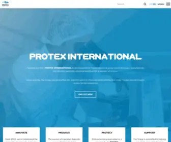 Protex-Textile.com(Protex Internationnal) Screenshot