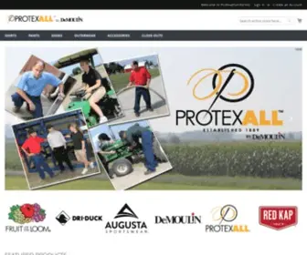 Protexalluniforms.com(Protexall By DeMoulin) Screenshot