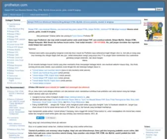 Prothelon.com(Belajar PHP) Screenshot