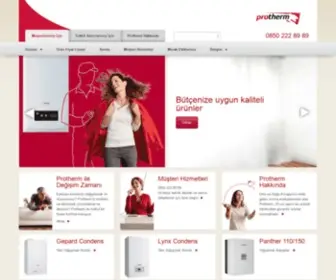 Protherm.com.tr(Kombi) Screenshot