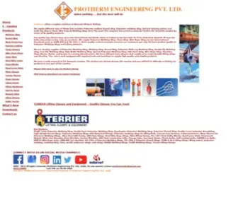 Prothermindia.com(Protherm offers Polyester Slings) Screenshot