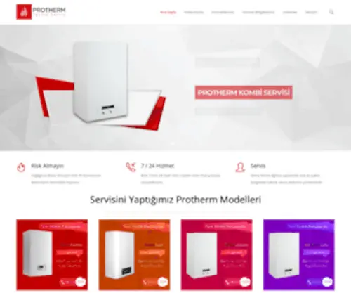 Prothermteknikservis.com(Protherm Kombi Servisi) Screenshot