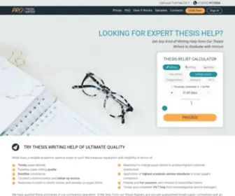 Prothesiswriter.com(Professional Thesis Writing Service) Screenshot