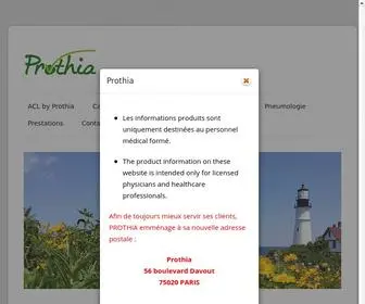 Prothia.fr(The source that listens) Screenshot