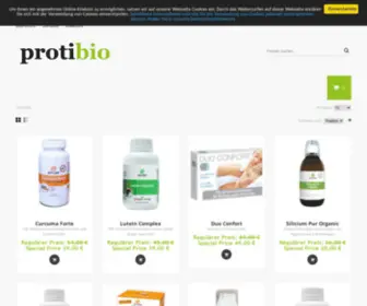 Protibio.de(Magento) Screenshot