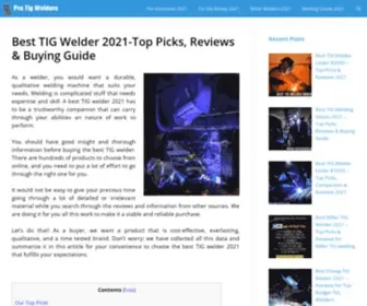 Protigwelders.com(Best TIG Welder 2021) Screenshot