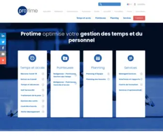 Protime.fr(Gestion des temps) Screenshot