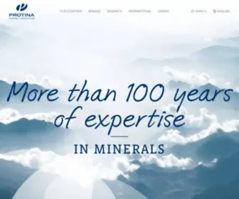 Protina.com(Your mineral expert) Screenshot