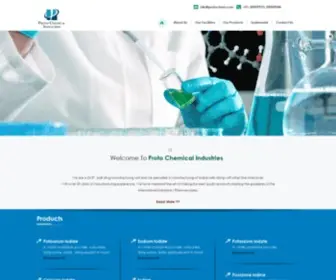 Protochem.com(Proto Chemical Industries) Screenshot