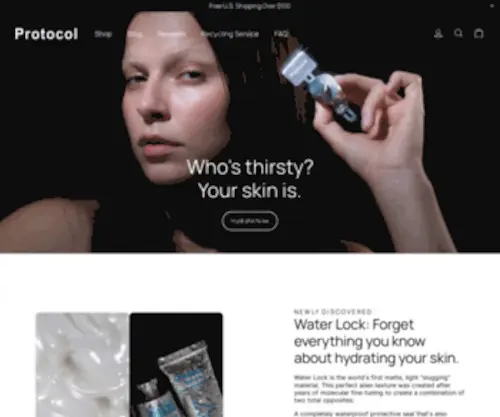 Protocol-Lab.com(Protocol Skincare Lab) Screenshot