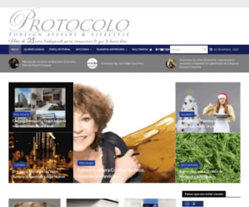 Protocolo.com.mx(Protocolo Foreign Affairs & Lifestyle) Screenshot