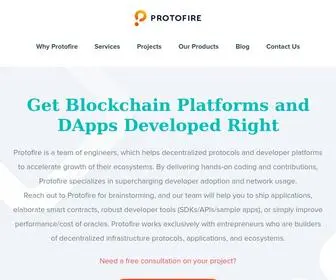 Protofire.io(Custom Blockchain Development) Screenshot