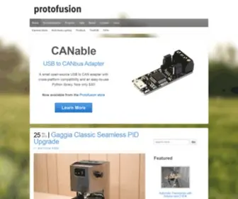 Protofusion.org(Open Hardware and Software) Screenshot
