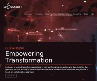 Protogen.com.au(Big Data Solutions) Screenshot