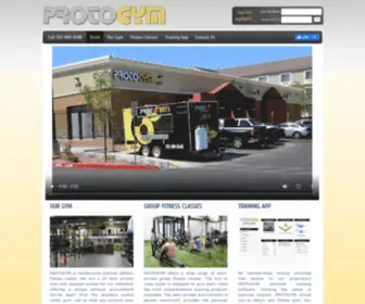 Protogym.com(Henderson NV Premier Athletic Fitness Gym) Screenshot