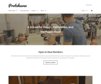 Protohaven.org(Making for the Public Good) Screenshot