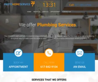 Protohomeservice.com(Proto Home Service) Screenshot