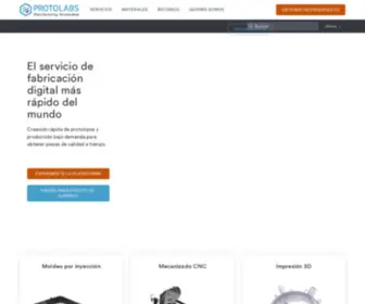 Protolabs.es(Fabricación) Screenshot