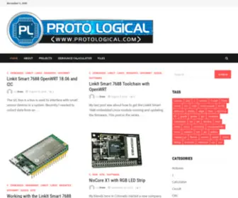 Protological.com(Embedded hardware & software prototyping and development) Screenshot