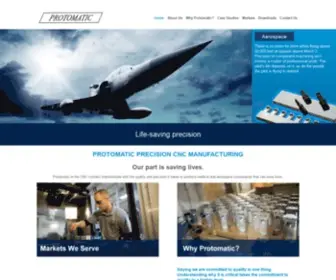 Protomatic.com(Protomatic l CNC Machining) Screenshot