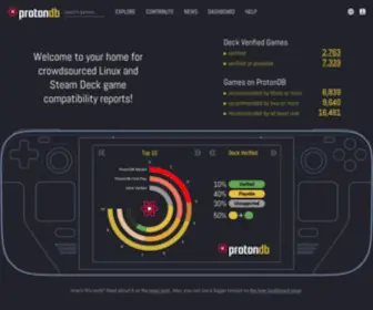 Protondb.com(Gaming know) Screenshot