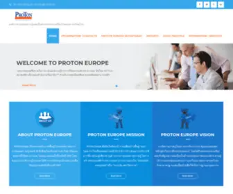 Protoneurope.org(ProTon Europe Innovation from Public Research) Screenshot