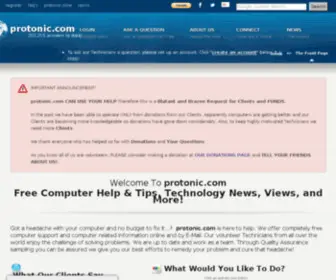 Protonic.com(Free Computer Help) Screenshot