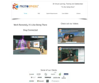 Protonmedia.com(3D Virtual Learning) Screenshot