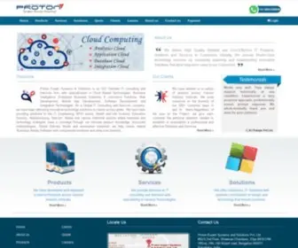 Protontech.in(Proton Expert Systems & Solutions) Screenshot